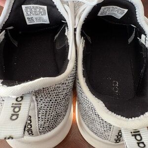 Adidas Kids' Gray and White Sneakers